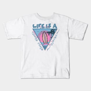 Life is a Beach - Make Some Waves Kids T-Shirt